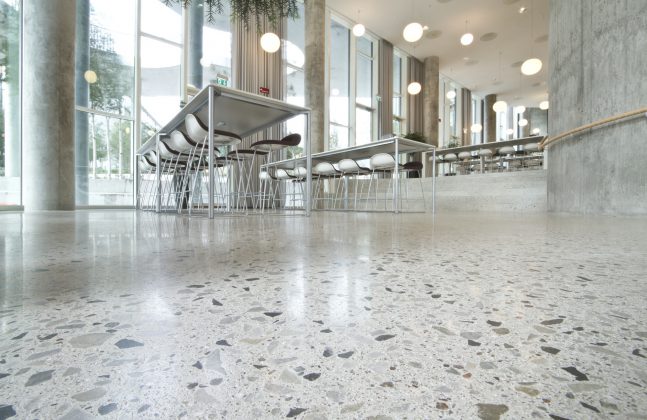 polished concrete flooring